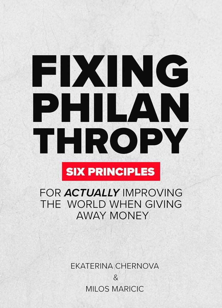 Fixing Philanthropy Book
